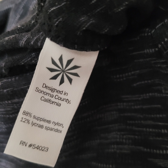 Athleta Metro Leggings W/ Front & Back Pockets Charcoal Metro Space Dye Size XS - Picture 6 of 12